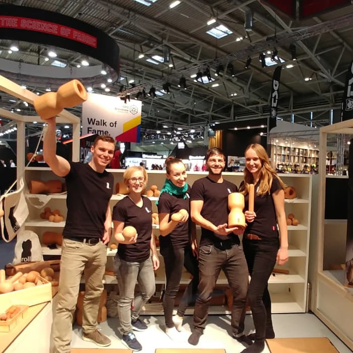 Unternehmensgeschichte rollholz auf der ISPO in München